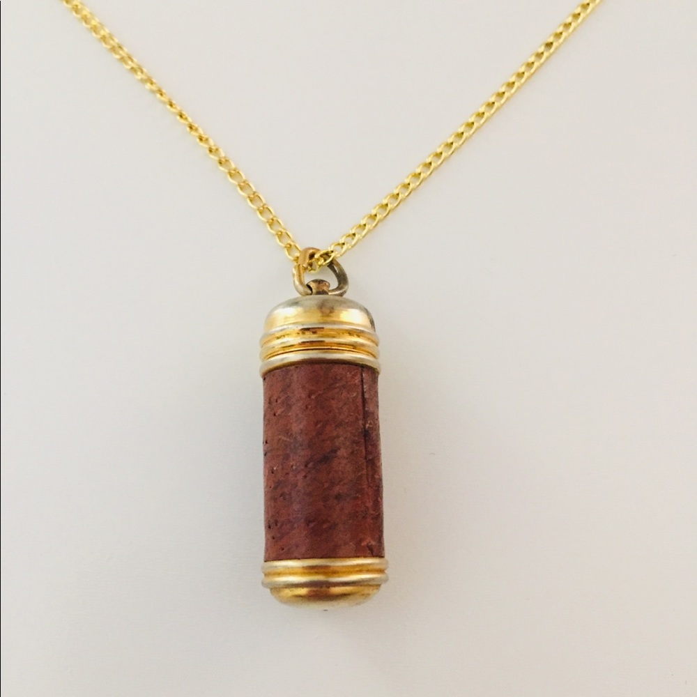 1940’s Italian Cigarette Holder Necklace KeyChain Charm Pendant Vintage Retro - Picture 5 of 8